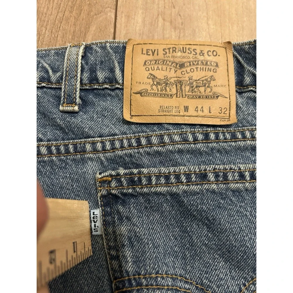 Levi's Men's Model 553 Relaxed Fit Straight Leg Vintage 97' USA Made 44x32